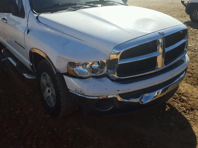 1D7HA18N05J576846 - 2005 DODGE RAM 1500 S WHITE photo 9