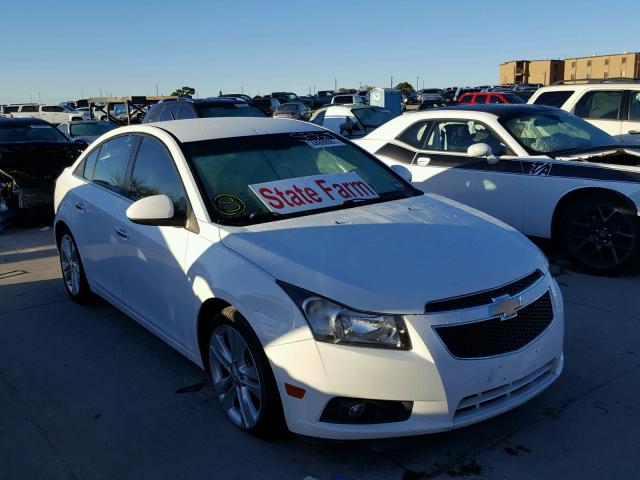 1G1PH5SC4C7305775 - 2012 CHEVROLET CRUZE LTZ WHITE photo 1