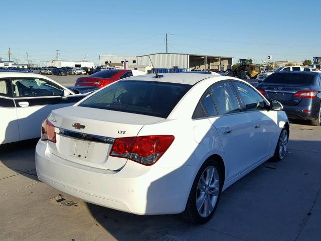 1G1PH5SC4C7305775 - 2012 CHEVROLET CRUZE LTZ WHITE photo 4