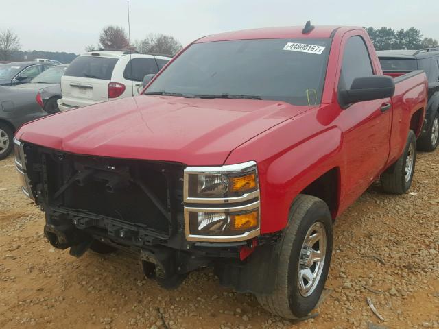 1GCNCPEH9FZ284253 - 2015 CHEVROLET SILVERADO RED photo 2