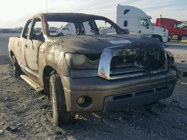 5TBBV58117S456707 - 2007 TOYOTA TUNDRA DOU BURN photo 9