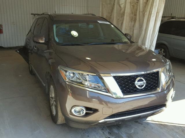 5N1AR2MM8FC611917 - 2015 NISSAN PATHFINDER BROWN photo 1