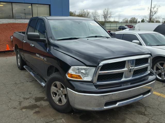 1D7RV1GTXBS618597 - 2011 DODGE RAM 1500 BLACK photo 1