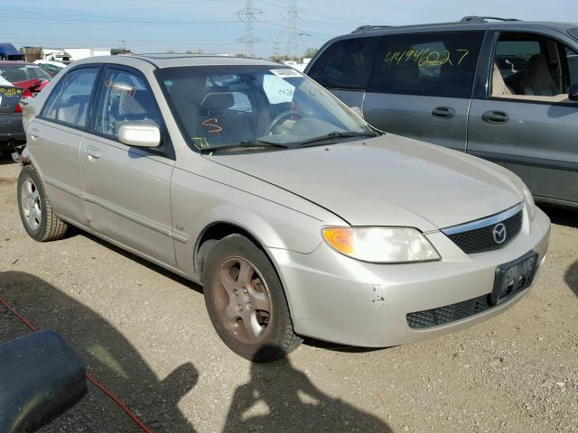 JM1BJ225620529580 - 2002 MAZDA PROTEGE TAN photo 1