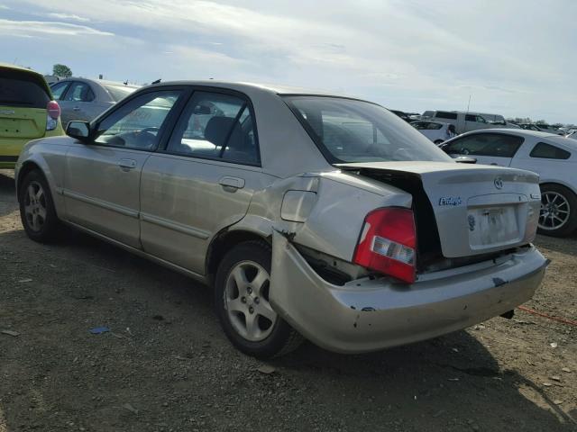 JM1BJ225620529580 - 2002 MAZDA PROTEGE TAN photo 3