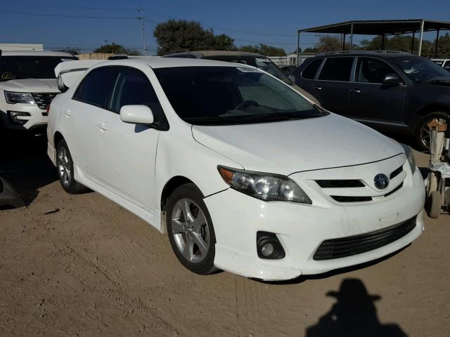 5YFBU4EE1CP026674 - 2012 TOYOTA COROLLA WHITE photo 1