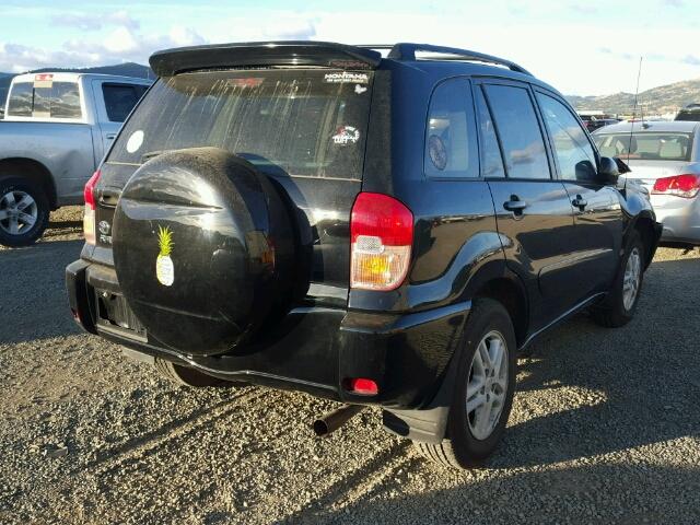 JTEGH20V920049579 - 2002 TOYOTA RAV4 BLACK photo 4