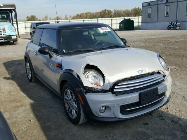 WMWSU3C58DT372452 - 2013 MINI COOPER WHITE photo 1