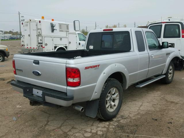 1FTLR4FE8BPA91624 - 2011 FORD RANGER SUP SILVER photo 4