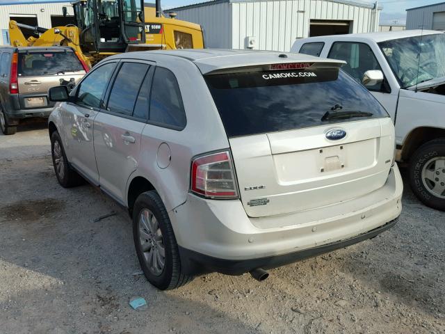 2FMDK38CX7BB64291 - 2007 FORD EDGE Кремовий фото 3