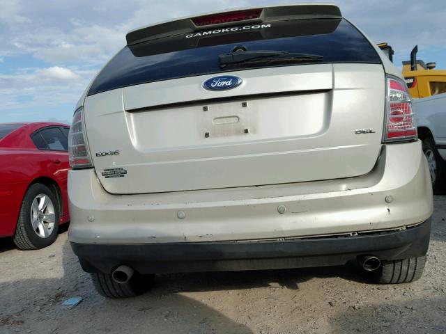 2FMDK38CX7BB64291 - 2007 FORD EDGE Кремовий фото 9