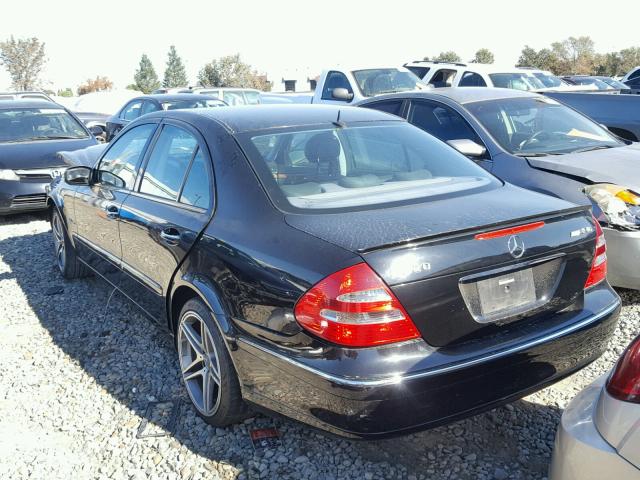 WDBUF65J64A545784 - 2004 MERCEDES-BENZ E 320 BLACK photo 3