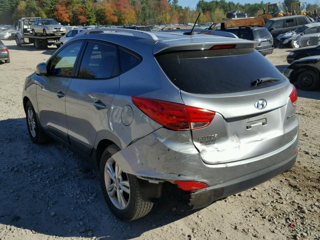 KM8JU3AC3AU081892 - 2010 HYUNDAI TUCSON GLS SILVER photo 3