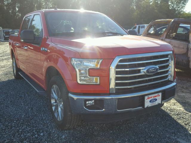 1FTEW1CF0GFC96512 - 2016 FORD F150 RED photo 1