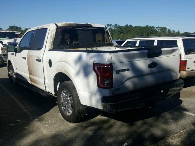 1FTEW1CG3GFD12081 - 2016 FORD F150 SUPER WHITE photo 3