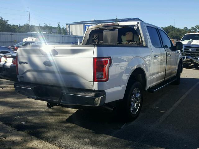 1FTEW1CG3GFD12081 - 2016 FORD F150 SUPER WHITE photo 4