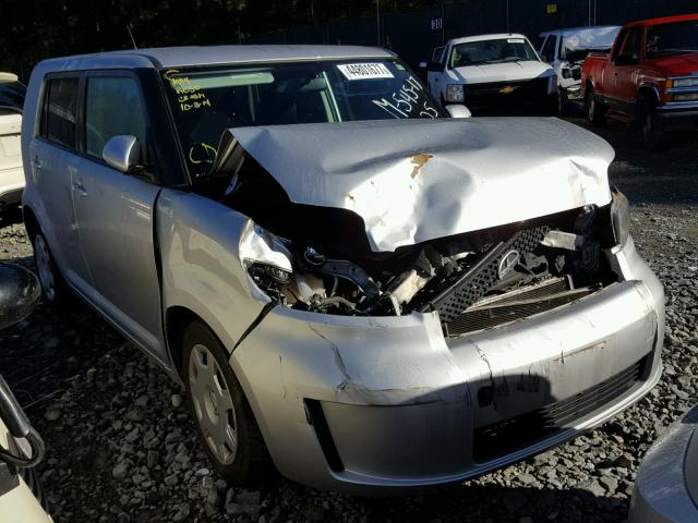 JTLKE50E181005270 - 2008 TOYOTA SCION XB SILVER photo 1