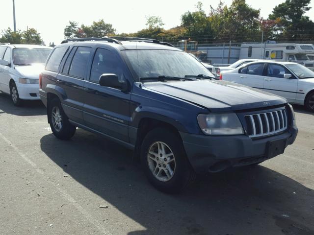 1J4GW48S24C155707 - 2004 JEEP GRAND CHER BLUE photo 1