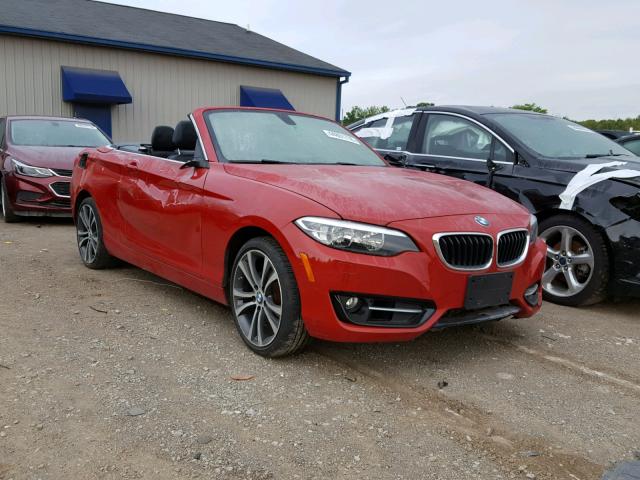 WBA1K7C52FV472546 - 2015 BMW 228 XI RED photo 1