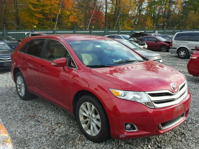 4T3ZA3BB4DU063723 - 2013 TOYOTA VENZA RED photo 1