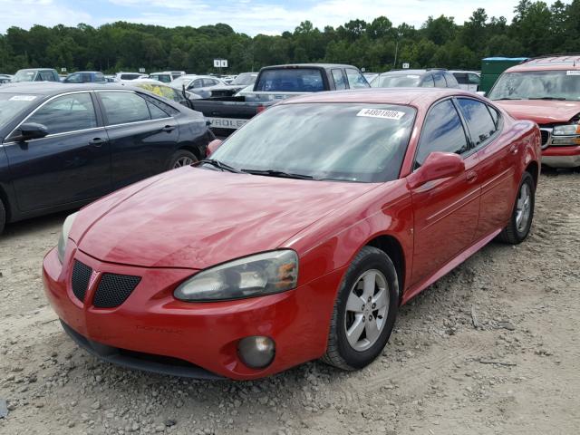 2G2WP552771177502 - 2007 PONTIAC GRAND PRIX RED photo 2