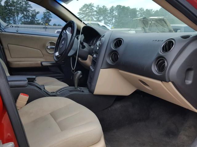 2G2WP552771177502 - 2007 PONTIAC GRAND PRIX RED photo 5