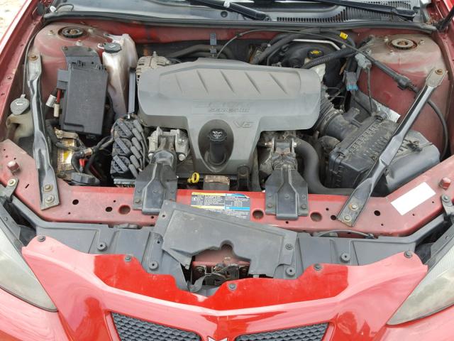 2G2WP552771177502 - 2007 PONTIAC GRAND PRIX RED photo 7