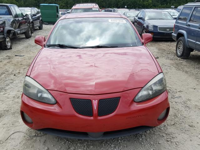 2G2WP552771177502 - 2007 PONTIAC GRAND PRIX RED photo 9