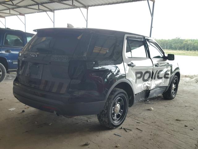 1FM5K8AR8GGB28334 - 2016 FORD EXPLORER P أسود صورة 4