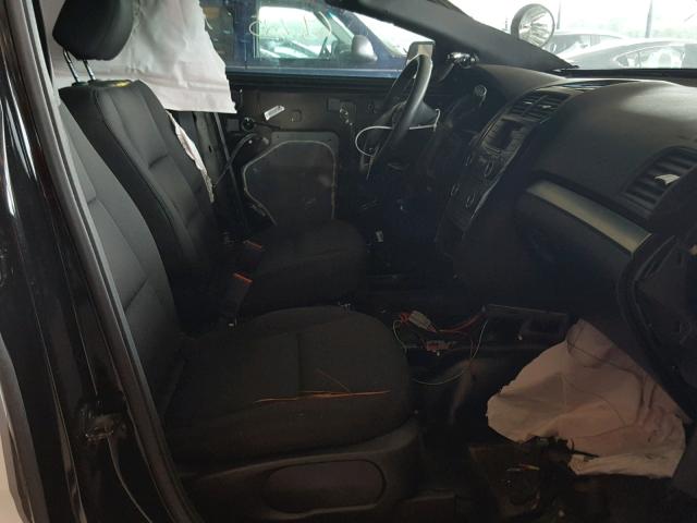 1FM5K8AR8GGB28334 - 2016 FORD EXPLORER P أسود صورة 5