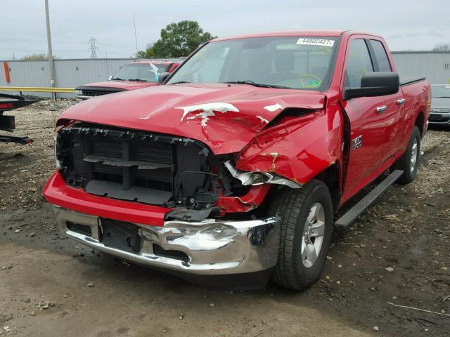 1C6RR7GT8FS640533 - 2015 RAM 1500 SLT RED photo 2