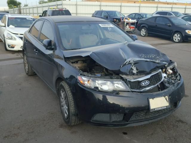 KNAFU4A24C5578046 - 2012 KIA FORTE EX BLACK photo 1