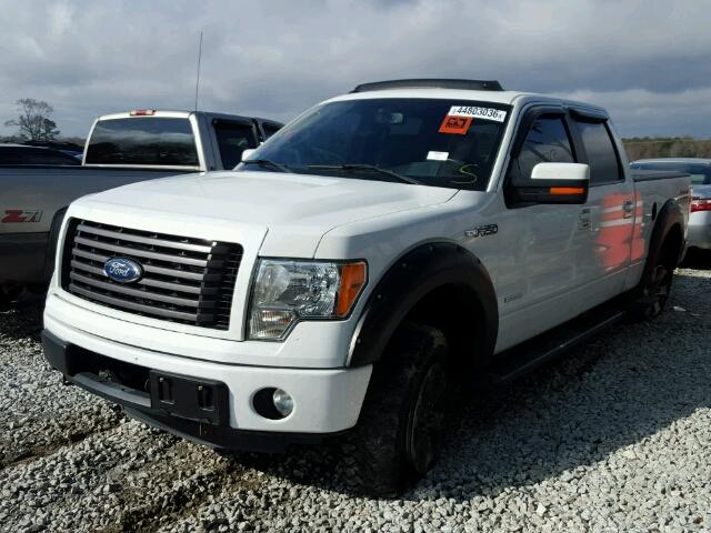 1FTFW1ET8CFA49353 - 2012 FORD F150 SUPER WHITE photo 2