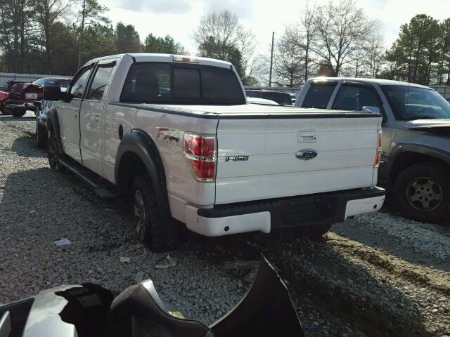 1FTFW1ET8CFA49353 - 2012 FORD F150 SUPER WHITE photo 3