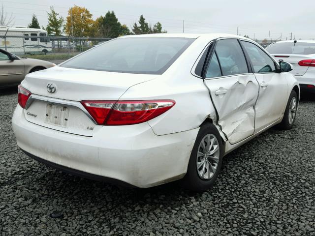 4T4BF1FK6GR530421 - 2016 TOYOTA CAMRY WHITE photo 4