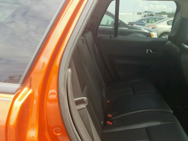 2FMDK49C57BA25495 - 2007 FORD EDGE SEL P ORANGE photo 6