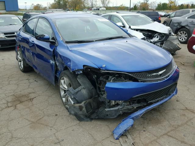 1C3CCCDG4FN627846 - 2015 CHRYSLER 200 BLUE photo 1