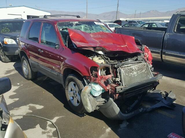 1FMYU96HX6KA20418 - 2006 FORD ESCAPE HEV MAROON photo 1