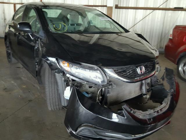 19XFB2F87DE206555 - 2013 HONDA CIVIC EX BLACK photo 1