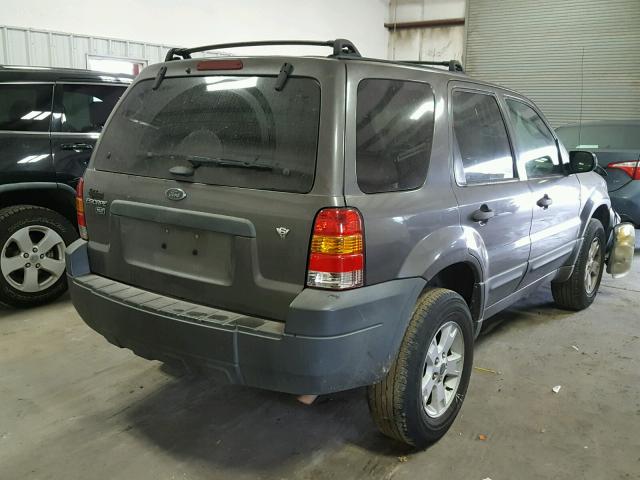 1FMYU03156KA11564 - 2006 FORD ESCAPE XLT GRAY photo 4