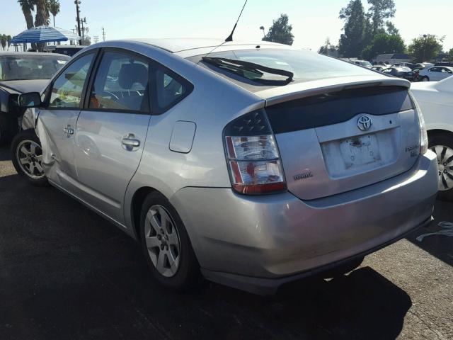 JTDKB20U457027248 - 2005 TOYOTA PRIUS SILVER photo 3