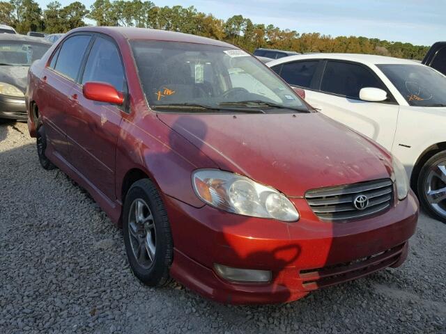 1NXBR32E73Z173192 - 2003 TOYOTA COROLLA CE RED photo 1