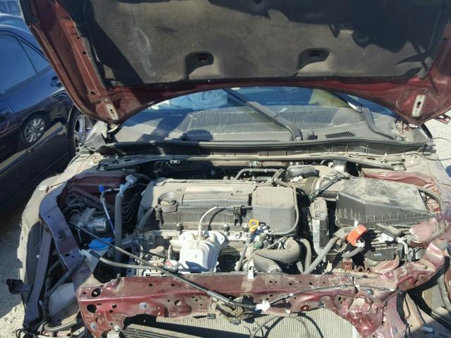 1HGCR2F86FA235728 - 2015 HONDA ACCORD EXL MAROON photo 7