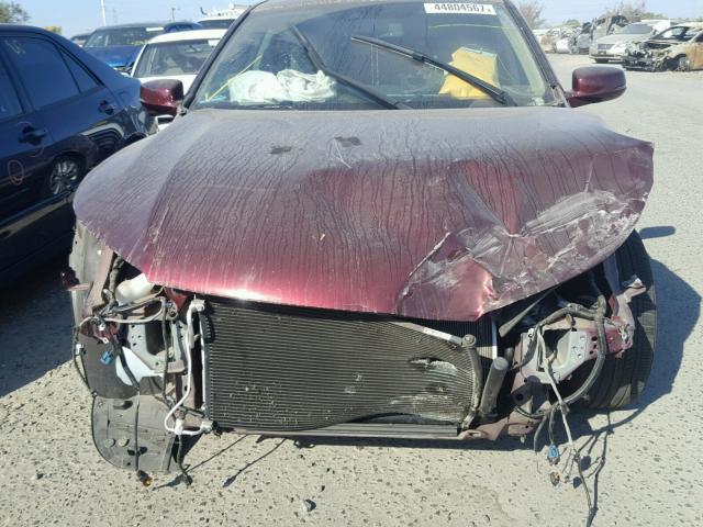 1HGCR2F86FA235728 - 2015 HONDA ACCORD EXL MAROON photo 9