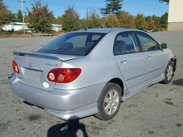 2T1BR32E76C627723 - 2006 TOYOTA COROLLA CE SILVER photo 4