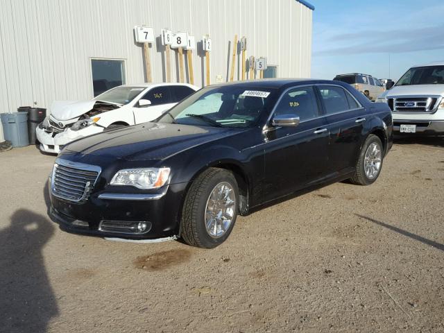 2C3CCAET9DH544614 - 2013 CHRYSLER 300C BLACK photo 2