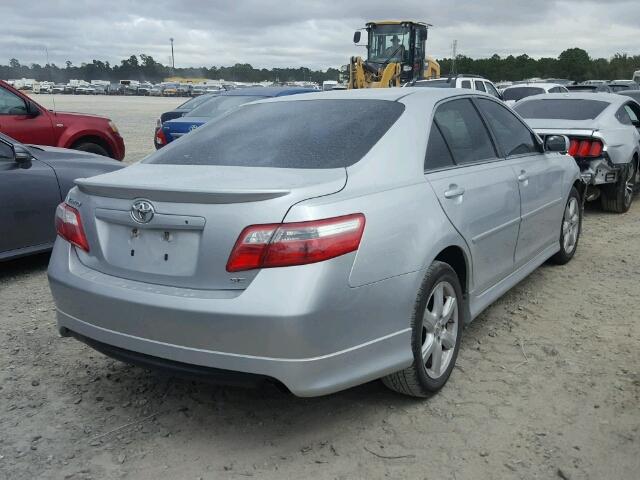 4T1BE46K07U624793 - 2007 TOYOTA CAMRY NEW SILVER photo 4