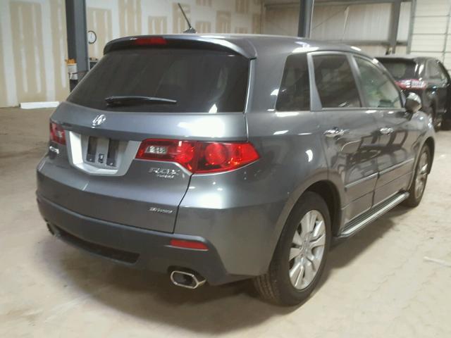 5J8TB1H58CA005122 - 2012 ACURA RDX TECHNO GRAY photo 4