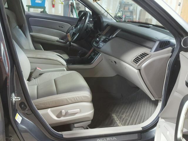 5J8TB1H58CA005122 - 2012 ACURA RDX TECHNO GRAY photo 5