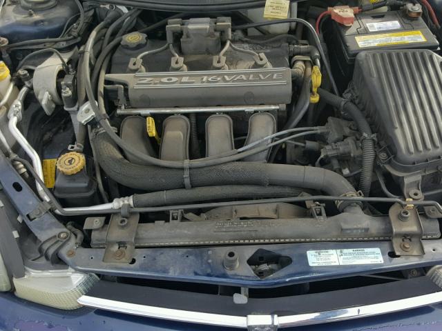 1B3ES46C8YD746792 - 2000 DODGE NEON BASE BLUE photo 7